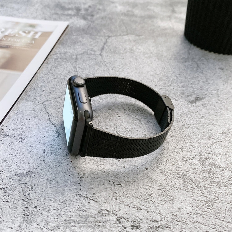 Buckle Style Steel Replacement Strap Watchband, For Apple Watch Series 7  41mm / & 6 & SE & 5 & 4 40mm, For Apple Watch Series  7  45mm / & 6 & SE & 5 & 4 44mm