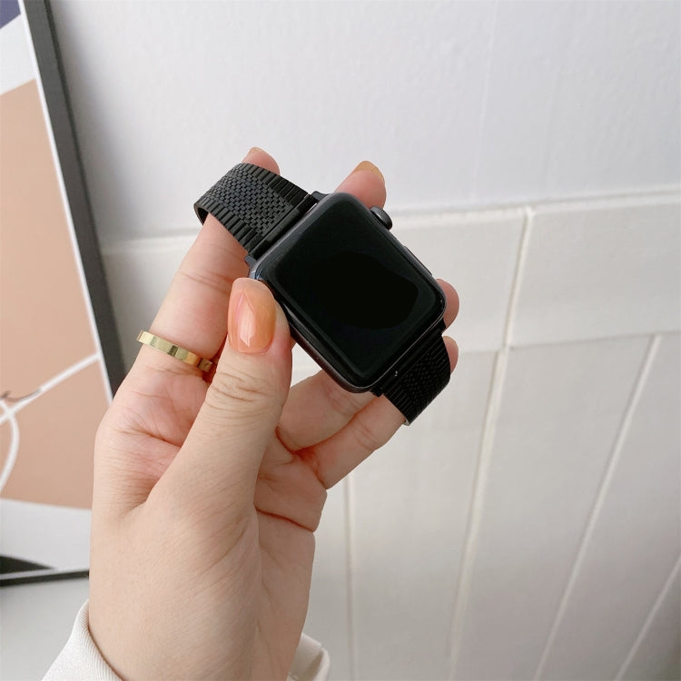 Buckle Style Steel Replacement Strap Watchband, For Apple Watch Series 7  41mm / & 6 & SE & 5 & 4 40mm, For Apple Watch Series  7  45mm / & 6 & SE & 5 & 4 44mm