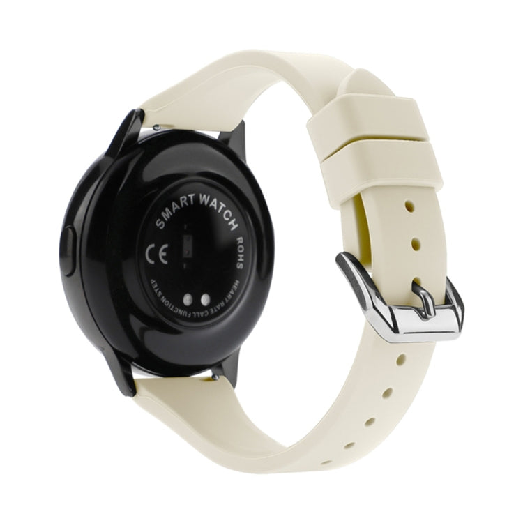 T-shaped Buckle Silicone Replacement Strap Watchband, 20mm, 22mm