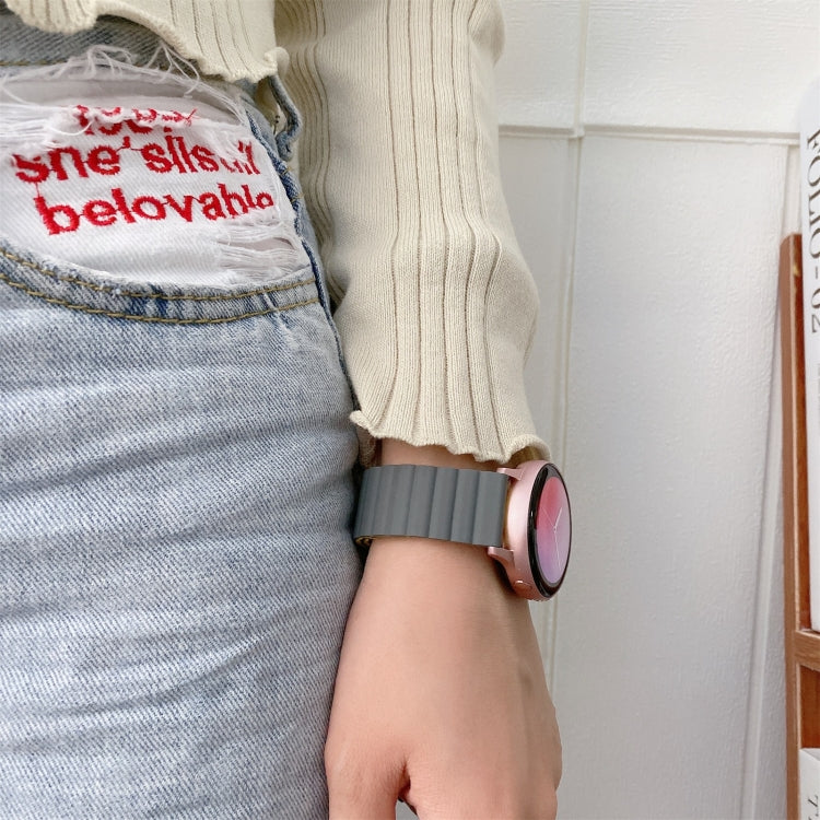 Universelles magnetisches Silikon-Ersatzarmband, 20 mm, 22 mm, 20 mm für Samsung Smartwatch, 22 mm für Samsung Smartwatch