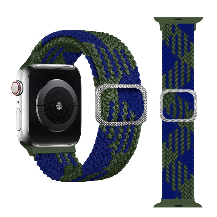 سوار ساعة بحلقة مطاطية مضفر، لسلسلة Apple Watch 9 و8 و7 مقاس 41 مم / SE 3 وSE 2 و6 وSE و5 و4 مقاس 40 مم / 3 و2 و1 مقاس 38 مم (لون قوس قزح)، لسلسلة Apple Watch 8 و7 مقاس 41 مم / SE 2 و6 وSE و5 و4 مقاس 40 مم / 3 و2 و1 مقاس 38 مم
