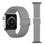 سوار ساعة بحلقة مطاطية مضفر، لسلسلة Apple Watch 9 و8 و7 مقاس 41 مم / SE 3 وSE 2 و6 وSE و5 و4 مقاس 40 مم / 3 و2 و1 مقاس 38 مم (لون قوس قزح)، لسلسلة Apple Watch 8 و7 مقاس 41 مم / SE 2 و6 وSE و5 و4 مقاس 40 مم / 3 و2 و1 مقاس 38 مم