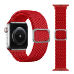 سوار ساعة بحلقة مطاطية مضفر، لسلسلة Apple Watch 9 و8 و7 مقاس 41 مم / SE 3 وSE 2 و6 وSE و5 و4 مقاس 40 مم / 3 و2 و1 مقاس 38 مم (لون قوس قزح)، لسلسلة Apple Watch 8 و7 مقاس 41 مم / SE 2 و6 وSE و5 و4 مقاس 40 مم / 3 و2 و1 مقاس 38 مم