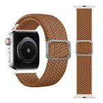 سوار ساعة بحلقة مطاطية مضفر، لسلسلة Apple Watch 9 و8 و7 مقاس 41 مم / SE 3 وSE 2 و6 وSE و5 و4 مقاس 40 مم / 3 و2 و1 مقاس 38 مم (لون قوس قزح)، لسلسلة Apple Watch 8 و7 مقاس 41 مم / SE 2 و6 وSE و5 و4 مقاس 40 مم / 3 و2 و1 مقاس 38 مم
