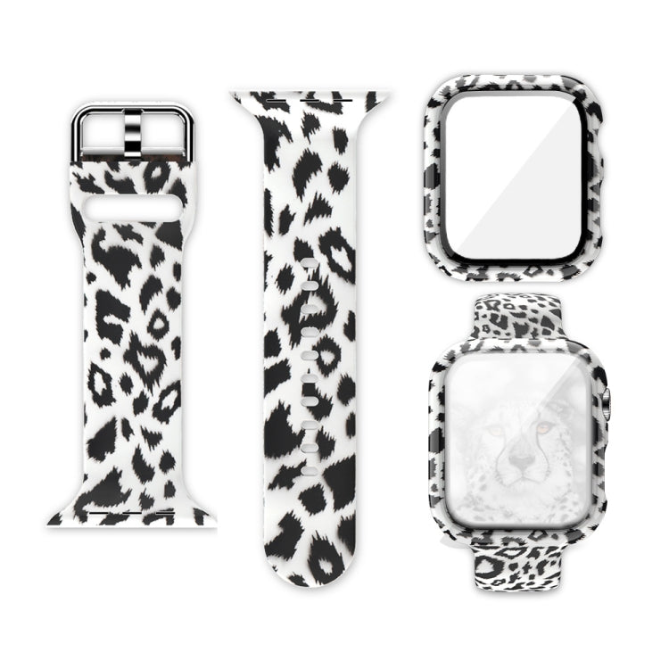 Silicone Printing Integrated Replacement Watch Case Watchband, For Apple Watch Series 3 & 2 & 1 38mm