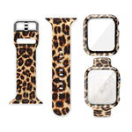 Silicone Printing Integrated Replacement Watch Case Watchband, For Apple Watch Series 3 & 2 & 1 38mm