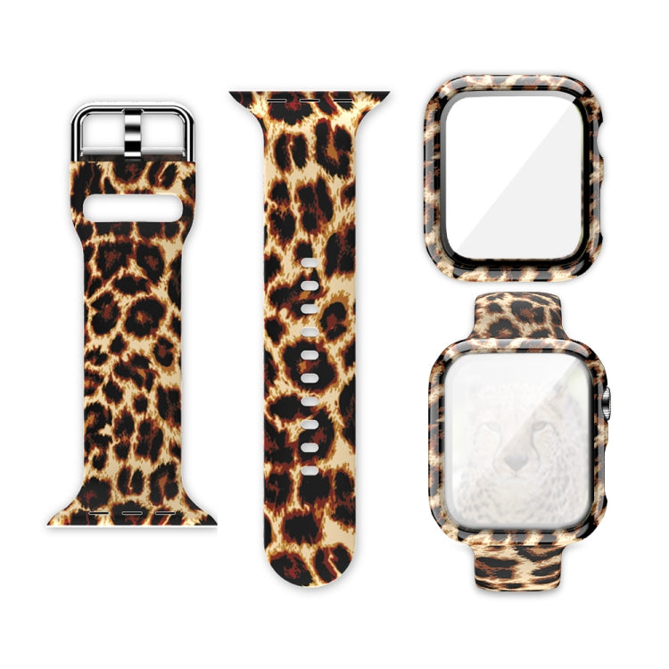 Silicone Printing Integrated Replacement Watch Case Watchband, For Apple Watch Series 3 & 2 & 1 38mm