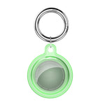 All-inclusive Clear Crystal Shockproof Protective Cover Case with Keychain Hook Loop, For AirTag 2nd Gen / AirTag 1st Gen