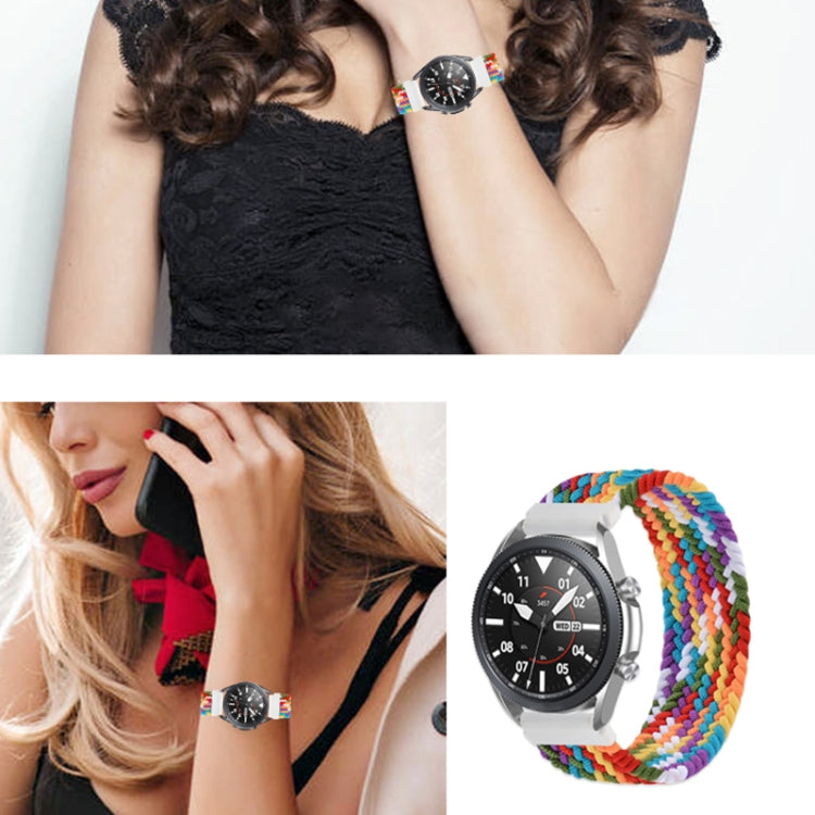 Verstellbares, elastisches Nylon-Ersatzarmband für Samsung Galaxy Watch 42 mm, 165 mm