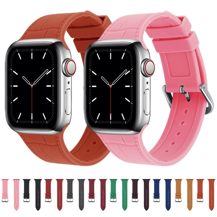 Bamboo Joint Silicone Replacement Strap Watchband, For Apple Watch Series 7  41mm / & 6 & SE & 5 & 4 40mm, For Apple Watch Series  7  45mm / & 6 & SE & 5 & 4 44mm