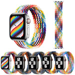 Metal Head Braided Nylon Replacement Watchbands, Size: XS 128mm For Apple Watch Series 6 & SE & 5 & 4 40mm / 3 & 2 & 1 38mm, XS 128mm 40mm / 38mm