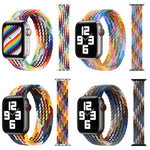 Metal Head Braided Nylon Replacement Watchbands, Size: M 145mm For Apple Watch Series 6 & SE & 5 & 4 40mm / 3 & 2 & 1 38mm, M 145mm 40mm / 38mm