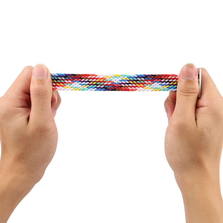 Metal Head Braided Nylon Replacement Watchbands, Size: L 155mm For Apple Watch Series 6 & SE & 5 & 4 40mm / 3 & 2 & 1 38mm, L 155mm 40mm / 38mm