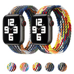 Metal Head Braided Nylon Replacement Watchbands, Size: L 155mm For Apple Watch Series 6 & SE & 5 & 4 40mm / 3 & 2 & 1 38mm, L 155mm 40mm / 38mm