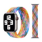 أحزمة ساعة بديلة من النايلون المضفر برأس معدني، الحجم: XS 135مم لسلسلة Apple Watch 6 و SE و 5 و 4 بمقاس 44مم / 3 و 2 و 1 بمقاس 42مم، XS 135مم 44مم / 42مم