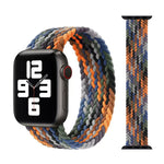 Metal Head Braided Nylon Replacement Watchbands, Size: M 155mm For Apple Watch Series 6 & SE & 5 & 4 44mm / 3 & 2 & 1 42mm, M 155mm 44mm / 42mm