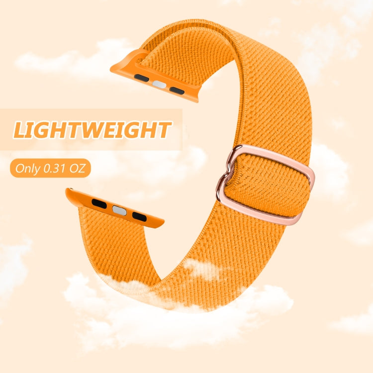 8-shaped Buckle Nylon Replacement Strap Watchband, For Apple Watch Series 9&8&7 41mm / SE 3&SE 2&6&SE&5&4 40mm / 3&2&1 38mm, For Apple Watch Series  7  45mm / & 6 & SE & 5 & 4 44mm