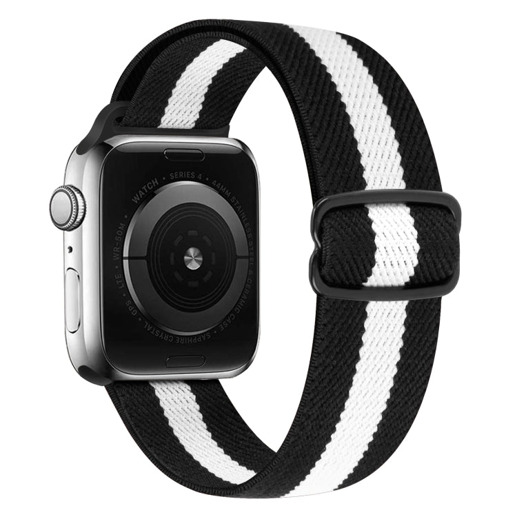 8-shaped Buckle Nylon Replacement Strap Watchband, For Apple Watch Series 9&8&7 41mm / SE 3&SE 2&6&SE&5&4 40mm / 3&2&1 38mm, For Apple Watch Series  7  45mm / & 6 & SE & 5 & 4 44mm