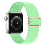 8-shaped Buckle Nylon Replacement Strap Watchband, For Apple Watch Series 9&8&7 41mm / SE 3&SE 2&6&SE&5&4 40mm / 3&2&1 38mm, For Apple Watch Series  7  45mm / & 6 & SE & 5 & 4 44mm