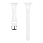 Silicone Replacement Watchbands For Apple Watch Series, 7 45mm / 6 & SE & 5 & 4 44mm / 3 & 2 & 1 42mm, 7 41mm / 6 & SE & 5 & 4 40mm / 3 & 2 & 1 38mm