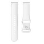 Butterfly Buckle Silicone Replacement Strap Watchband, 20mm For Samsung Galaxy Watch Active 3 41mm, 22mm For Samsung Galaxy Watch Active 3 45mm