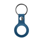 Mutural PU Leather Protective Case with Key Ring for AirTag 2nd Gen / AirTag 1st Gen