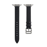B Style Leather Strap Watchband For Apple Watch Series, 7 45mm / 6 & SE & 5 & 4 44mm / 3 & 2 & 1 42mm, 7 41mm / 6 & SE & 5 & 4 40mm / 3 & 2 & 1 38mm