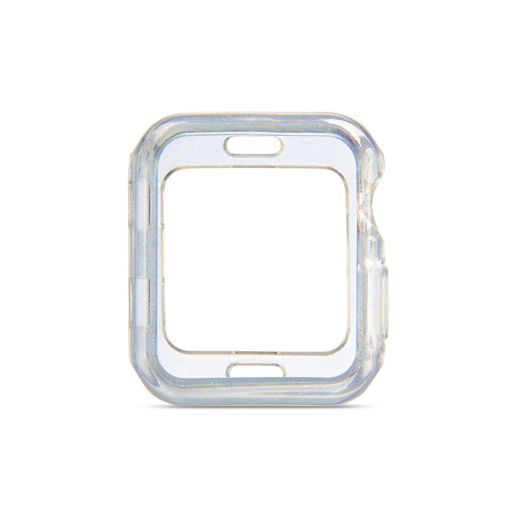 Glitter Powder TPU Protective Case, For Apple Watch Series 6 / 5 / 4 / Watch SE 44mm, For Apple Watch Series 3 & 2 & 1 42mm, For Apple Watch Series 6 / 5 / 4 / Watch SE 40mm, For Apple Watch Series 3 & 2 & 1 38mm