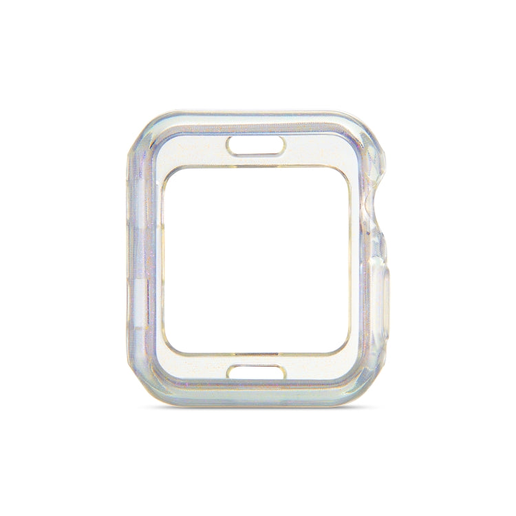 Glitter Powder TPU Protective Case, For Apple Watch Series 6 / 5 / 4 / Watch SE 44mm, For Apple Watch Series 3 & 2 & 1 42mm, For Apple Watch Series 6 / 5 / 4 / Watch SE 40mm, For Apple Watch Series 3 & 2 & 1 38mm