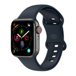 سوار ساعة سيليكون بحجم كبير لسلسلة Apple Watch، 7 مقاس 41مم / 6 و SE و 5 و 4 مقاس 40مم / 3 و 2 و 1 مقاس 38مم، الحجم: حجم كبير، 7 مقاس 45مم / 6 و SE و 5 و 4 مقاس 44مم / 3 و 2 و 1 مقاس 42مم، الحجم: حجم كبير