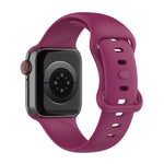 سوار ساعة سيليكون بحجم كبير لسلسلة Apple Watch، 7 مقاس 41مم / 6 و SE و 5 و 4 مقاس 40مم / 3 و 2 و 1 مقاس 38مم، الحجم: حجم كبير، 7 مقاس 45مم / 6 و SE و 5 و 4 مقاس 44مم / 3 و 2 و 1 مقاس 42مم، الحجم: حجم كبير