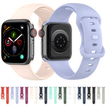 Large Size Silicone Watch Band For Apple Watch Series, 7 41mm / 6 & SE & 5 & 4 40mm / 3 & 2 & 1 38mm, Size: Large Size, 7 45mm / 6 & SE & 5 & 4 44mm / 3 & 2 & 1 42mm, Size: Large Size