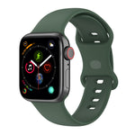 Silicone Watchbands For Apple Watch Series, 7 41mm / 6 & SE & 5 & 4 40mm / 3 & 2 & 1 38mm, Size: Small Code, 7 45mm / 6 & SE & 5 & 4 44mm / 3 & 2 & 1 42mm, Size: Small Code
