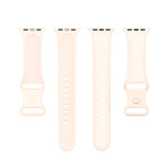 Silicone Watchbands For Apple Watch Series, 7 41mm / 6 & SE & 5 & 4 40mm / 3 & 2 & 1 38mm, Size: Small Code, 7 45mm / 6 & SE & 5 & 4 44mm / 3 & 2 & 1 42mm, Size: Small Code