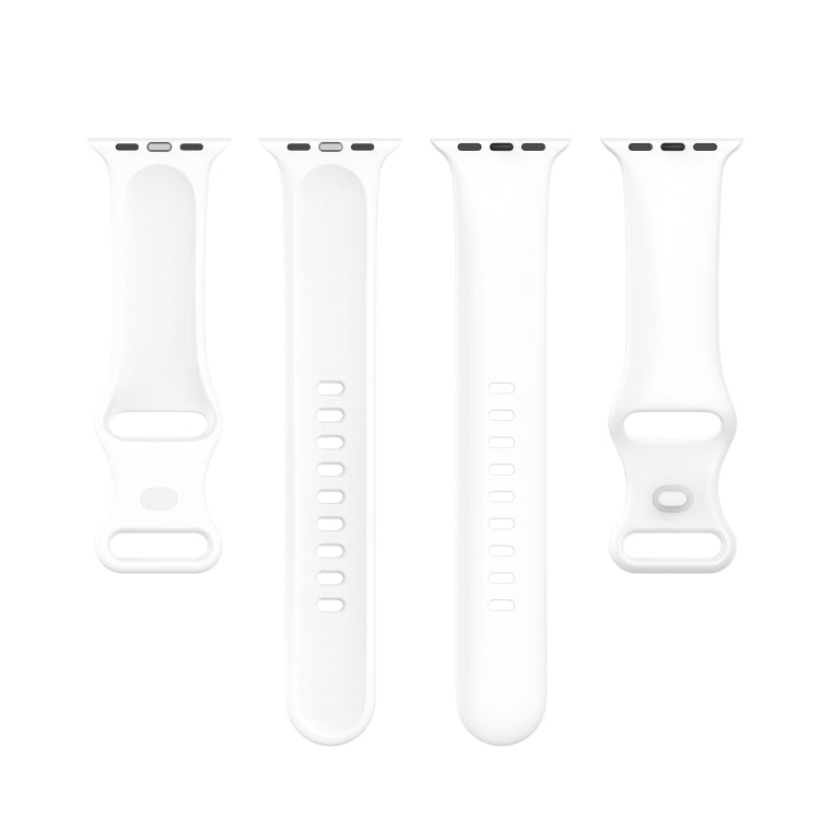 Silicone Watchbands For Apple Watch Series, 7 41mm / 6 & SE & 5 & 4 40mm / 3 & 2 & 1 38mm, Size: Small Code, 7 45mm / 6 & SE & 5 & 4 44mm / 3 & 2 & 1 42mm, Size: Small Code