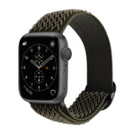 Wave Texture Nylon Replacement Watchbands For Apple Watch Series, 7 45mm / 6 & SE & 5 & 4 44mm / 3 & 2 & 1 42mm, 7 41mm / 6 & SE & 5 & 4 40mm / 3 & 2 & 1 38mm