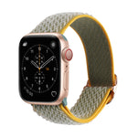 Wave Texture Nylon Replacement Watchbands For Apple Watch Series, 7 45mm / 6 & SE & 5 & 4 44mm / 3 & 2 & 1 42mm, 7 41mm / 6 & SE & 5 & 4 40mm / 3 & 2 & 1 38mm