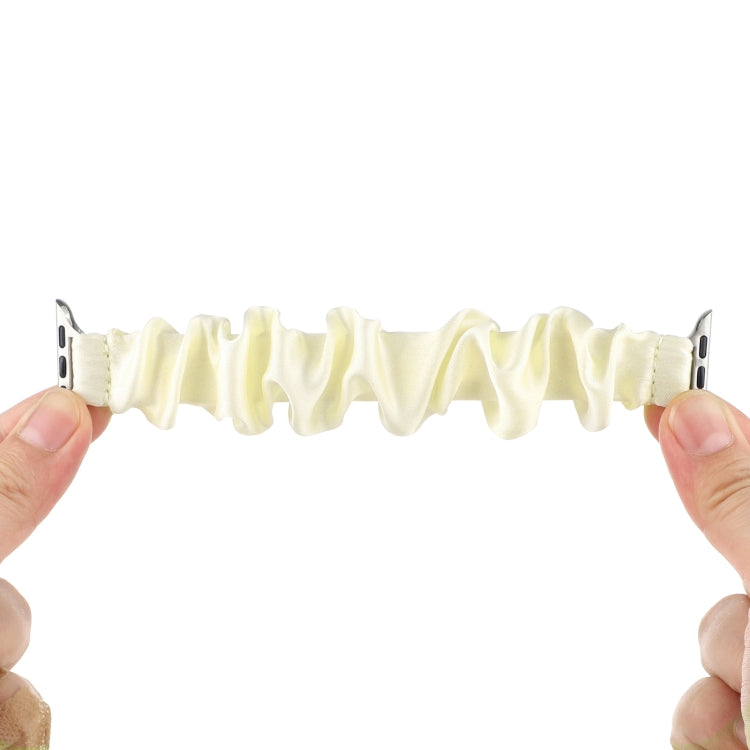 Scarf Hair Tie Replacement Watchbands For Apple Watch Series, 7 45mm / 6 & SE & 5 & 4 44mm / 3 & 2 & 1 42mm, 7 41mm / 6 & SE & 5 & 4 40mm / 3 & 2 & 1 38mm