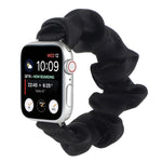 Scarf Hair Tie Replacement Watchbands For Apple Watch Series, 7 45mm / 6 & SE & 5 & 4 44mm / 3 & 2 & 1 42mm, 7 41mm / 6 & SE & 5 & 4 40mm / 3 & 2 & 1 38mm