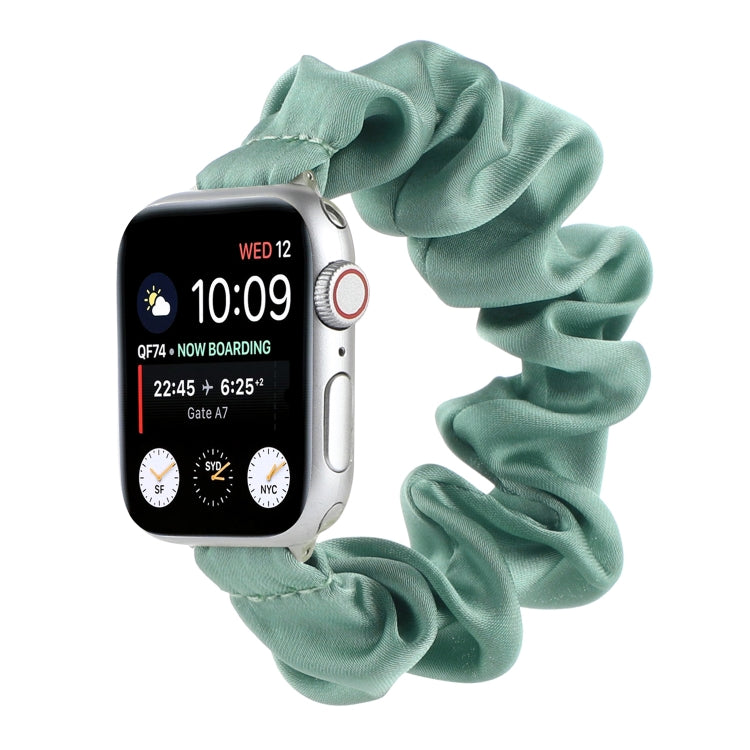 Scarf Hair Tie Replacement Watchbands For Apple Watch Series, 7 45mm / 6 & SE & 5 & 4 44mm / 3 & 2 & 1 42mm, 7 41mm / 6 & SE & 5 & 4 40mm / 3 & 2 & 1 38mm