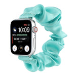 Scarf Hair Tie Replacement Watchbands For Apple Watch Series, 7 45mm / 6 & SE & 5 & 4 44mm / 3 & 2 & 1 42mm, 7 41mm / 6 & SE & 5 & 4 40mm / 3 & 2 & 1 38mm