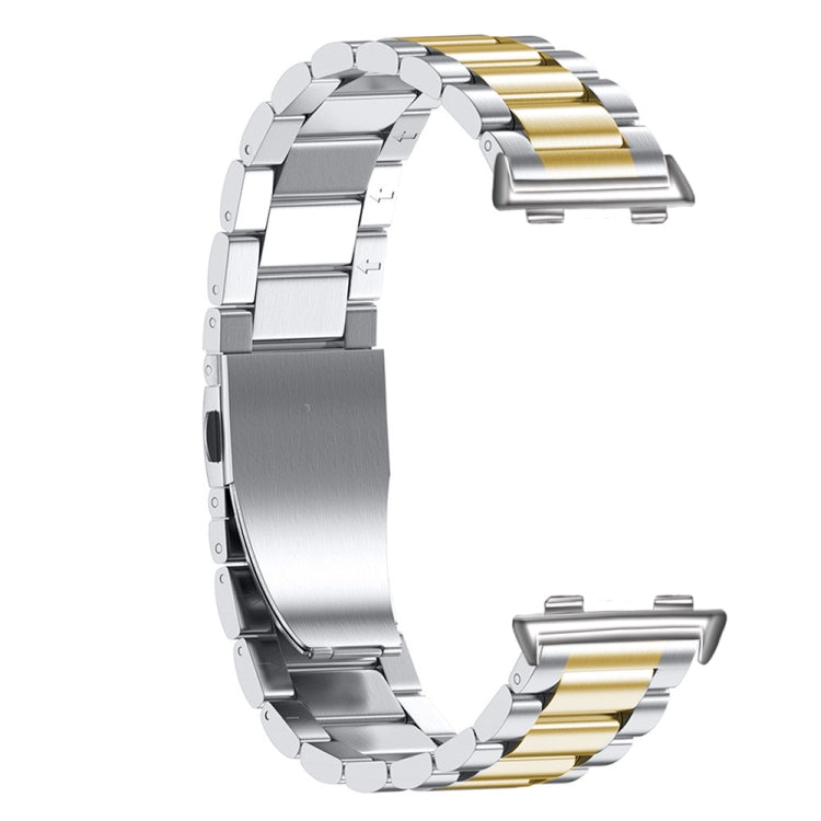 Three-beads Steel Replacement Strap Watchband, For OPPO Watch 41mm, For OPPO Watch 46mm