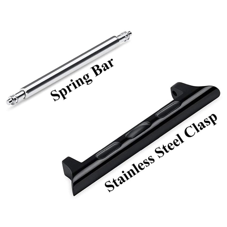 2 PCS Watchbands Stainless Steel Acoustic Ear Connector, Width: 20mm For Apple Watch Series 6 & SE & 5 & 4 40mm / 3 & 2 & 1 38mm, Width: 20mm For Apple Watch 40mm / 38mm