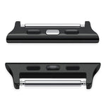 2 PCS Watchbands Stainless Steel Acoustic Ear Connector, Width: 22mm For Apple Watch Series 6 & SE & 5 & 4 40mm / 3 & 2 & 1 38mm, Width: 22mm For Apple Watch 40mm / 38mm