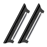 2 PCS Watchbands Stainless Steel Acoustic Ear Connector, Width: 24mm For Apple Watch Series 6 & SE & 5 & 4 44mm / 3 & 2 & 1 42mm, Width: 24mm For Apple Watch 44mm / 42mm