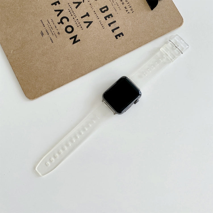 Discoloration in Light TPU Replacement Watchbands For Apple Watch Series, 7 45mm / 6 & SE & 5 & 4 44mm / 3 & 2 & 1 42mm, 7 41mm / 6 & SE & 5 & 4 40mm / 3 & 2 & 1 38mm