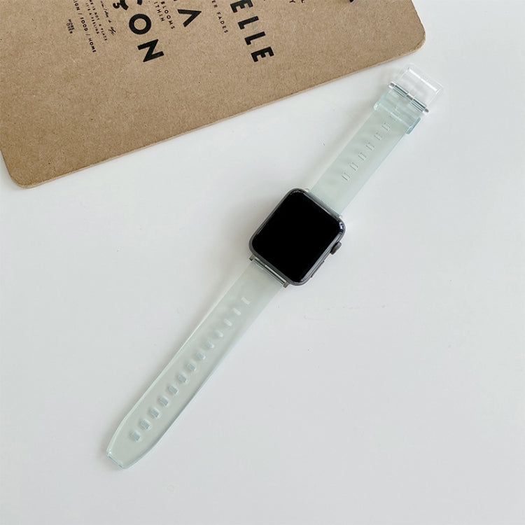 Discoloration in Light TPU Replacement Watchbands For Apple Watch Series, 7 45mm / 6 & SE & 5 & 4 44mm / 3 & 2 & 1 42mm, 7 41mm / 6 & SE & 5 & 4 40mm / 3 & 2 & 1 38mm