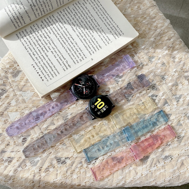 Discoloration in Light TPU Replacement Strap Watchband, For Samsung Galaxy Watch 3 41mm, For Samsung Galaxy Watch 3 45mm