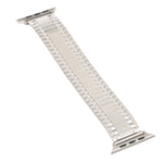 Aluminum Alloy Steel Replacement Watchband For Apple Watch Series, 7 45mm / 6 & SE & 5 & 4 44mm / 3 & 2 & 1 42mm, 7 41mm / 6 & SE & 5 & 4 40mm / 3 & 2 & 1 38mm