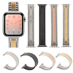 Aluminum Alloy Steel Replacement Watchband For Apple Watch Series, 7 45mm / 6 & SE & 5 & 4 44mm / 3 & 2 & 1 42mm, 7 41mm / 6 & SE & 5 & 4 40mm / 3 & 2 & 1 38mm